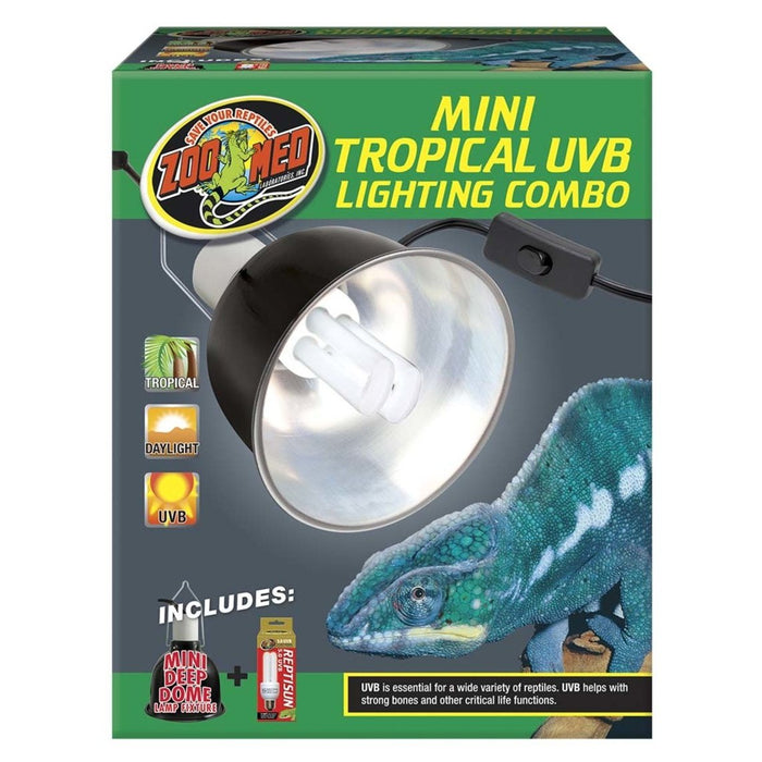 Zoo Med Mini Tropical UVB Lighting Combo 1ea