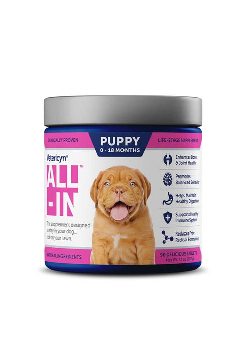 Vetericyn ALL-IN Puppy Supplement 1ea/90 Tablets, 7.3 oz