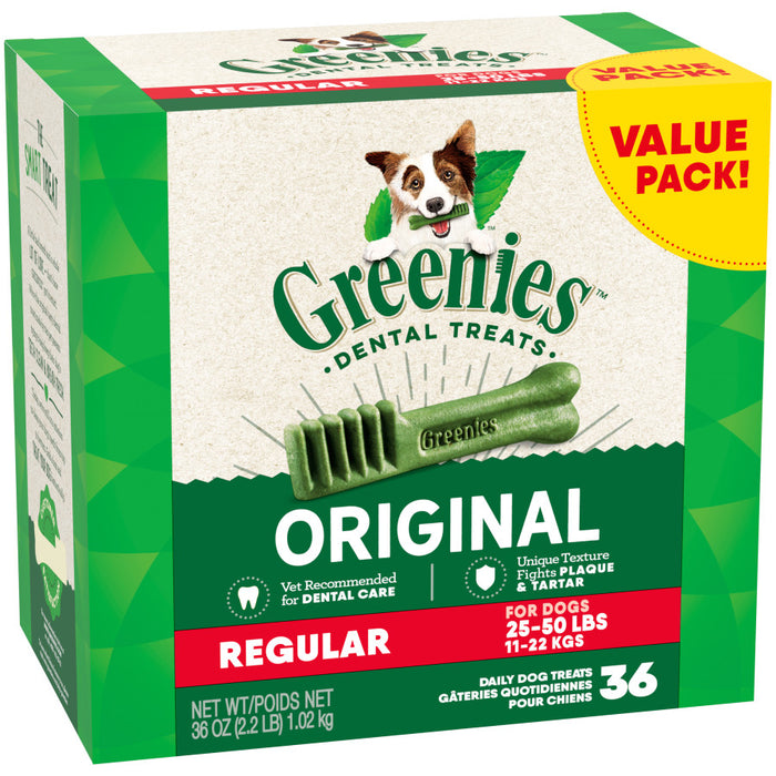 Greenies Dog Dental Treats Original, 1ea/36 oz, 36 ct, Regular