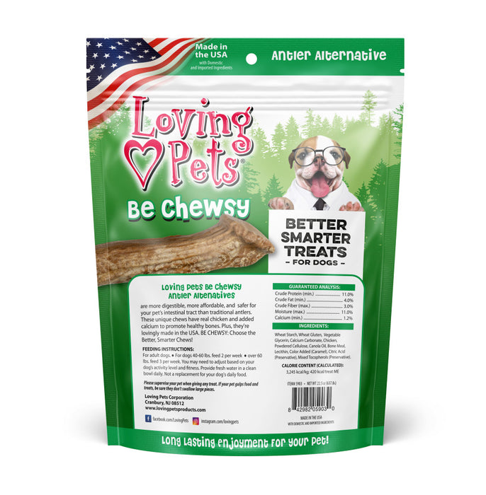 Loving Pets Be Chewsy Antler Alternatives Dog Treat 1ea/6 pk