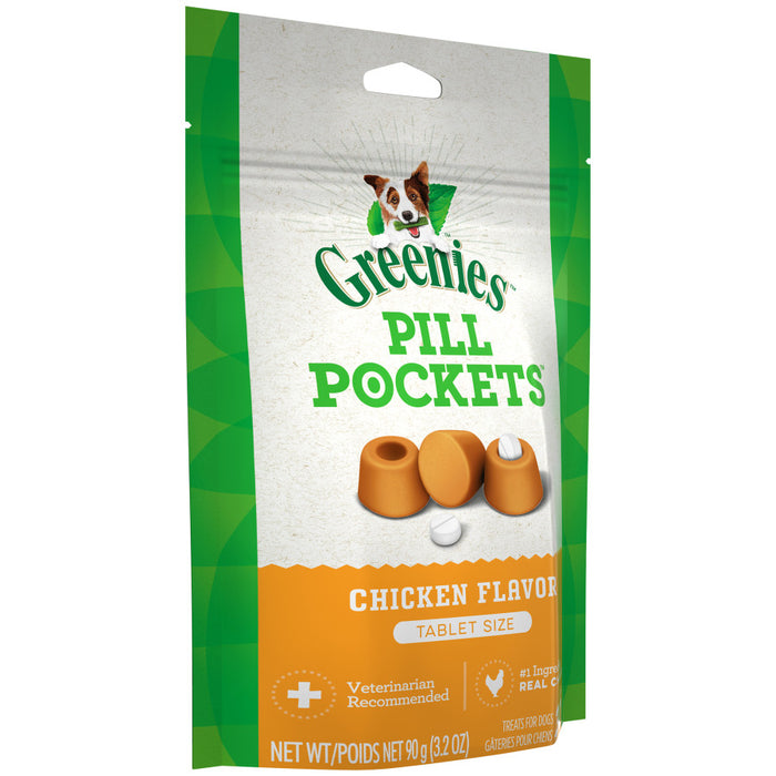 Greenies Pill Pockets for Tablets Chicken, 1ea/30 ct, 3.2 oz