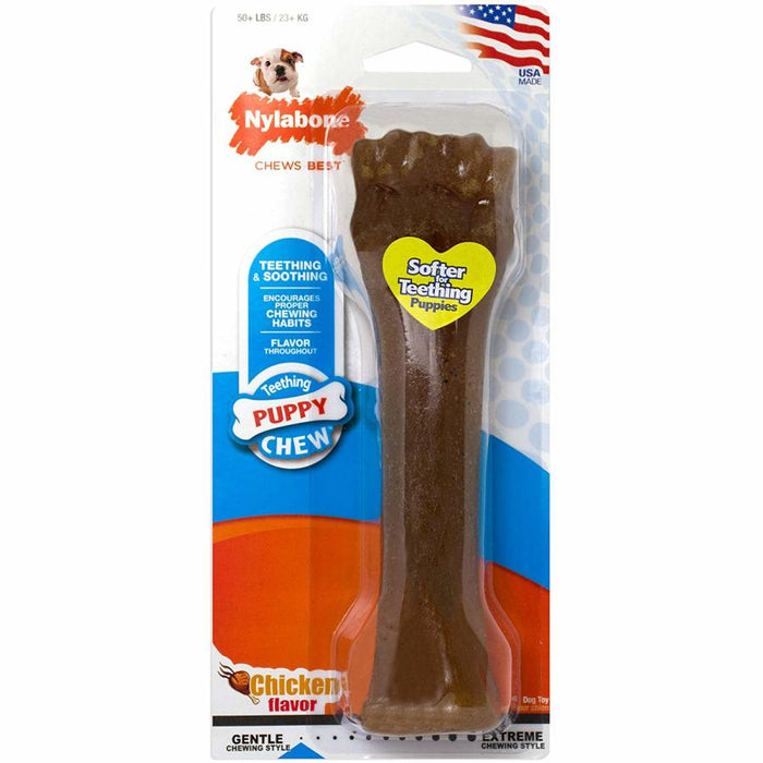 Nylabone Just for Puppies Teething Chew Toy Classic Bone, 1ea/XL - 50+ lb