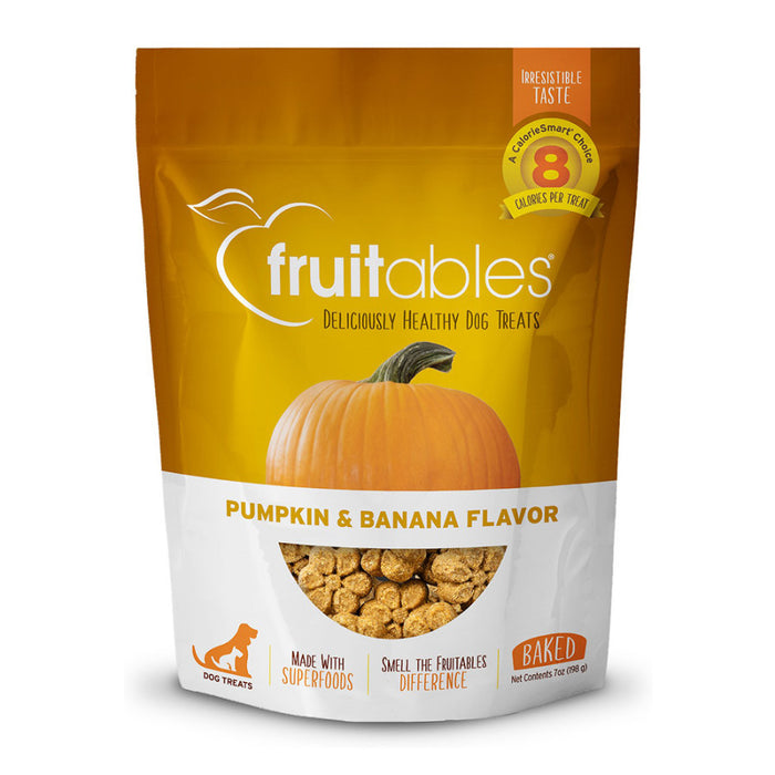 Fruitables Crunchy Baked Dog Treats Pumpkin & Banana, 1ea/12 oz