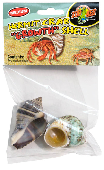 Zoo Med Hermit Crab Growth Shell Assorted, 1ea/MD, 2 pk